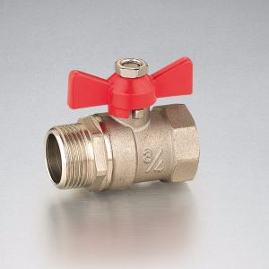 G Mannreduserende Butterfly Brass Ball Valve